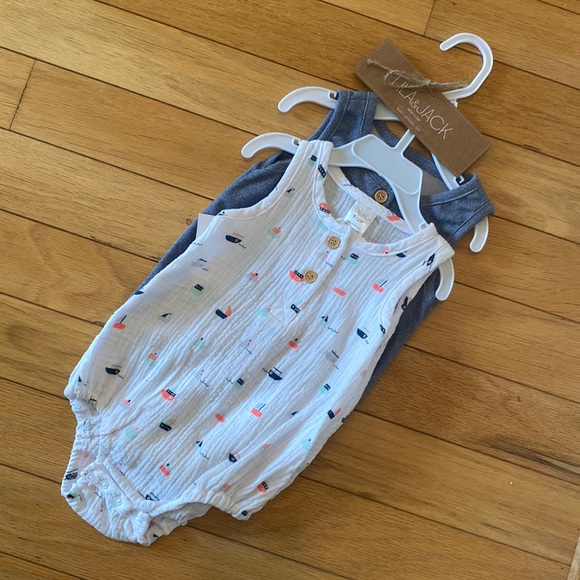 LILA&JACK 2 Rompers - Picture 6 of 6